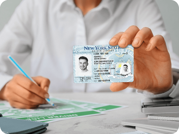 Driver's license ID check record keeping